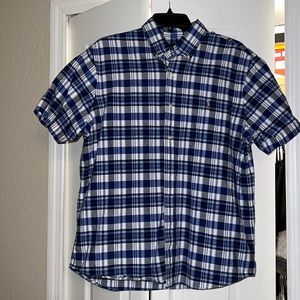 Ralph Lauren Classic Fit Plaid Oxford Shirt